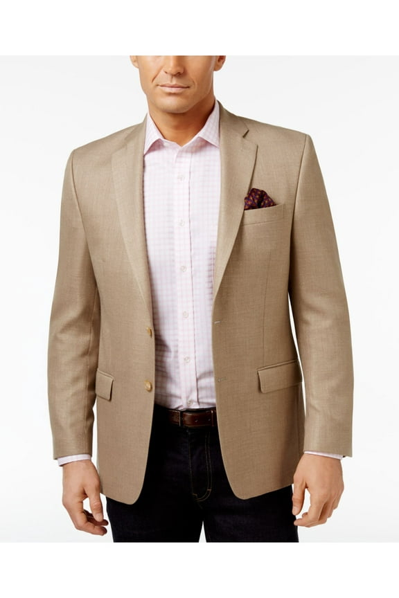 Mens Beige Sport Coat 42R