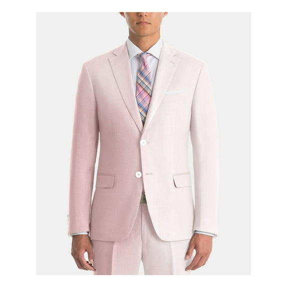 LAUREN RALPH LAUREN Mens Pink Classic Fit Sport Coat 44R
