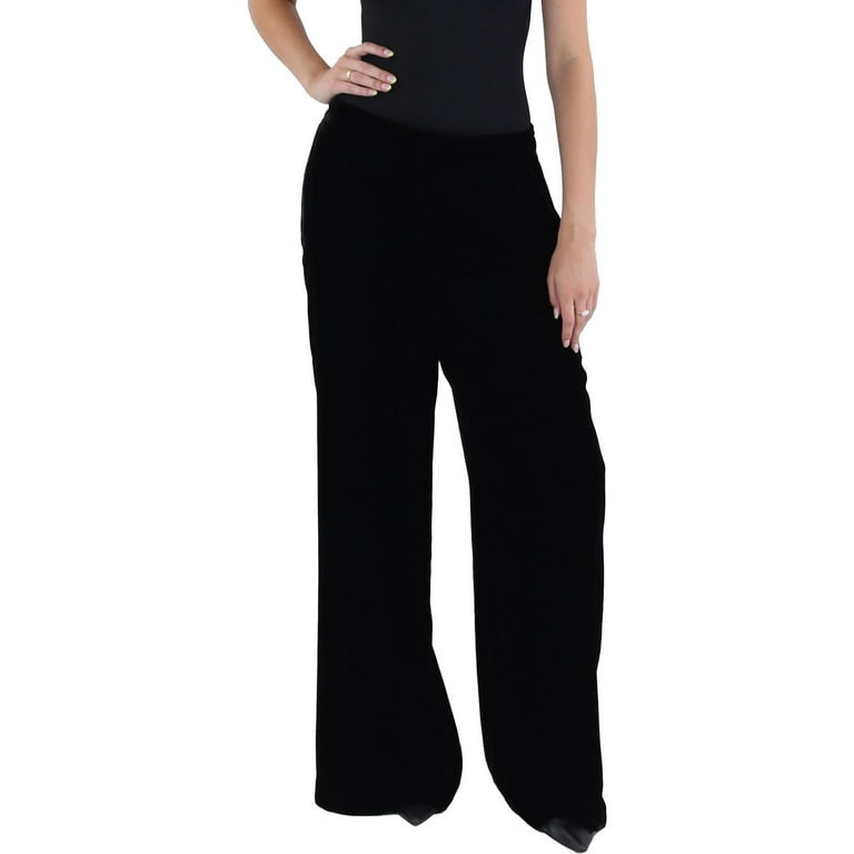 Lauren Ralph Lauren Womens Wide-Leg Trouser High-Waisted Pants