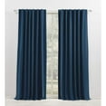 thumbnail image 1 of LAUREN RALPH LAUREN Waller Blackout Solid Tab/Rod Pocket Curtain Panel;52 x 108, 1 of 11
