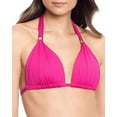 thumbnail image 1 of LAUREN RALPH LAUREN Women's Beach Club Halter Bikini Top, Orchid, Size 0, 1 of 1