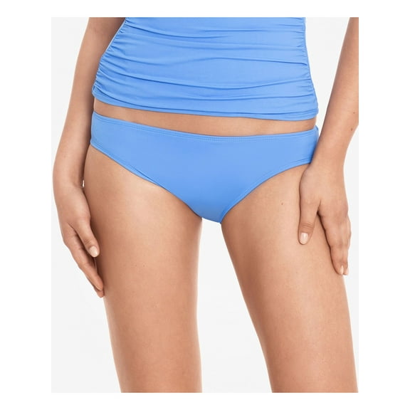 LAUREN RALPH LAUREN Women's Blue Stretch Lined Full Coverage Beach Club Hipster Swimsuit Bottom 16