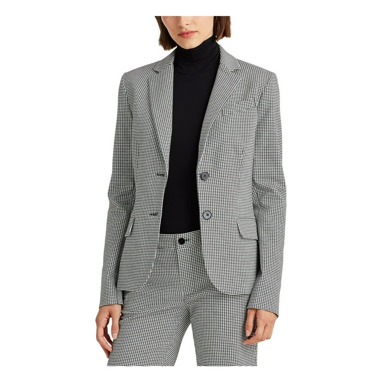 Ralph lauren women's houndstooth deals coat