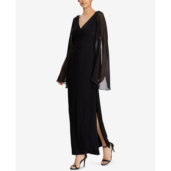 LAUREN RALPH LAUREN Womens Georgette Gown
