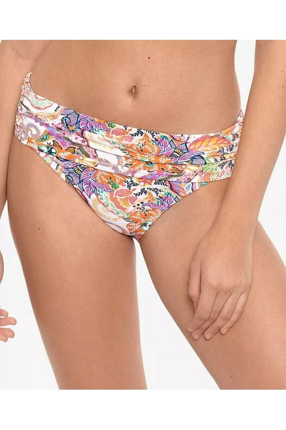 Womens Majestic Paisley Shirred Hipster