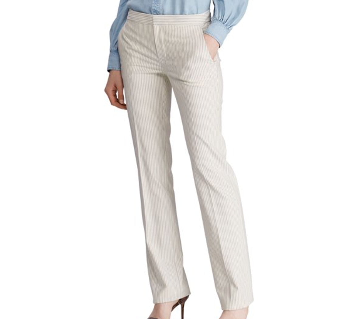 LAUREN RALPH LAUREN Womens Pinstripe Pants Walmart