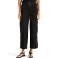 thumbnail image 1 of LAUREN Ralph Lauren Micro-Sanded Twill Belted Wide-Leg Pants, 1 of 2
