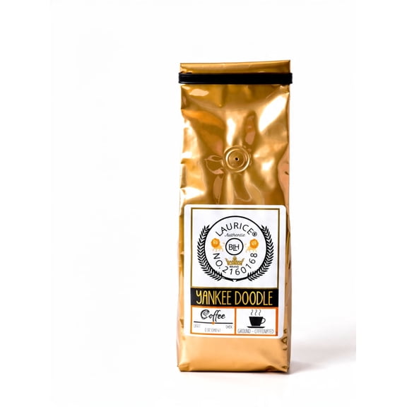 LAURICE BRAND 100% Arabica Ground Coffee Yankee Doodle Flavor Medium Roast 12 oz
