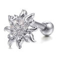 thumbnail image 1 of LAURITAMI 16g Tragus Earrings Studs Cartilage Earrings Stainless Steel Sunflower, 1 of 1