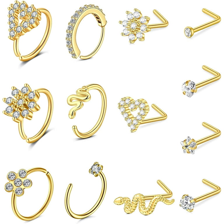 Wholesale Cheap 20g Nose Hoop - Buy In Bulk On - Foto 7