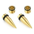 thumbnail image 1 of LAURITAMI Stainless Steel Ear Tunnel Plug Flesh Expander Piercing(00g-14g), 1 of 1