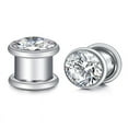 thumbnail image 1 of LAURITAMI Stainless Steel Ear Tunnel Plug Flesh Expander Piercing(3mm-16mm), 1 of 1