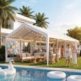 thumbnail image 1 of LAUSAINT HOME 10x30 Party Tent, Waterproof Heavy-Duty Event Shelter with Removable Sidewalls for Backyard Parties, Birthday & Camping, 1 of 14