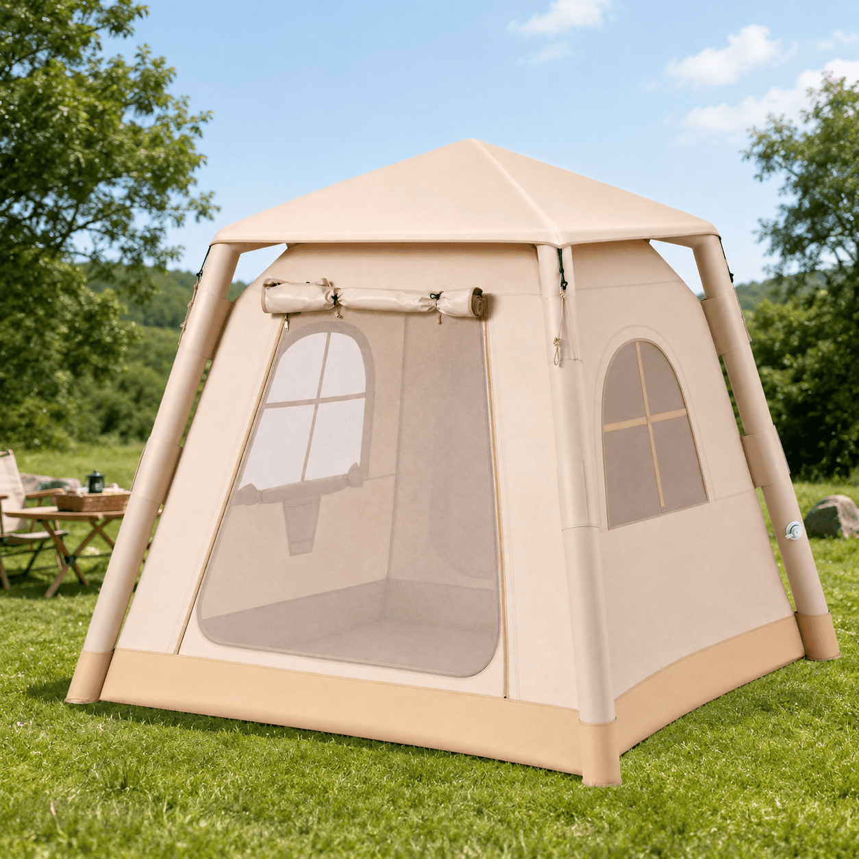 zelt hanau Portal 5-6 Personen Tunnelzelt 6 Mann Luxus Campingzelt Größe:400(800) mm x 700 mm YGroup_forefront3mips Rixe Toulouse 27 XXL