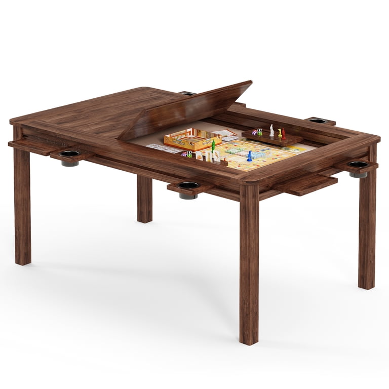 ヴィンテージgame table Lausaint Home, Board Game & Card Table, 54x31 inches, Seats 6