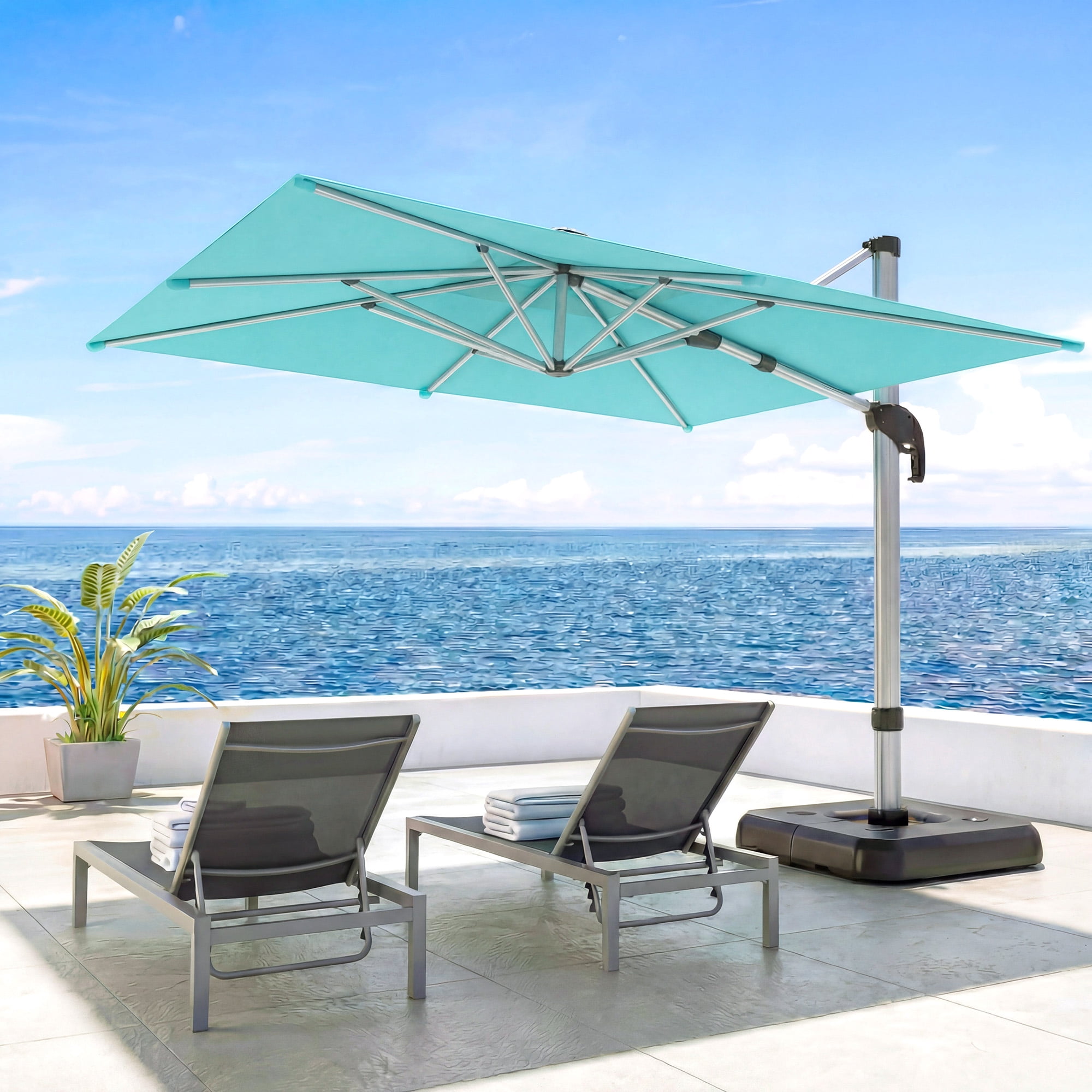 design patio umbrellas Create a Rustic Backyard Oasis with Wooden Patio Umbrellas