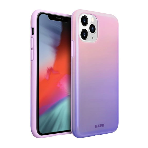 LAUT | HUEX Fades for iPhone 11 Pro | Color Fade Iridescent Design | Air Frame Technology | 13ft./ 4m Impact Protection | Easy to Snap On & Off | Qi Wireless Charger Compatible  Lilac