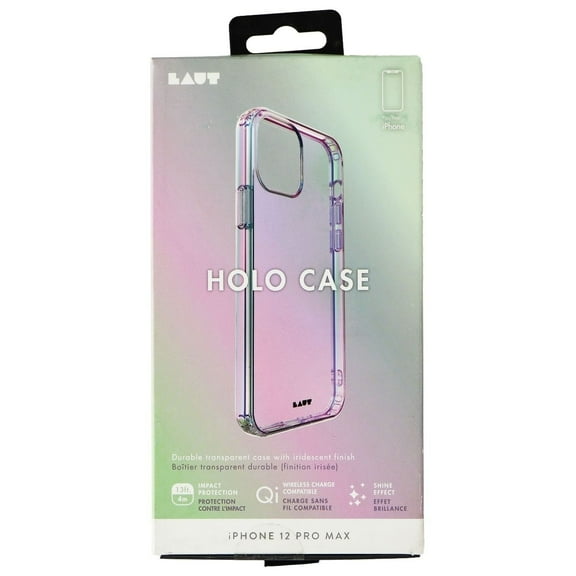 LAUT Holo Series Case for iPhone 12 Pro Max - Pearl / Transparent