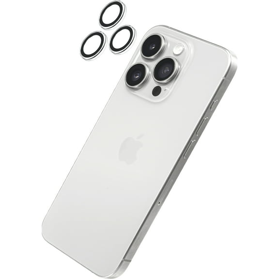 LAUT PRIME GLASS Camera Ring Protector for iPhone 16 Pro / 16 Pro Max - Clear