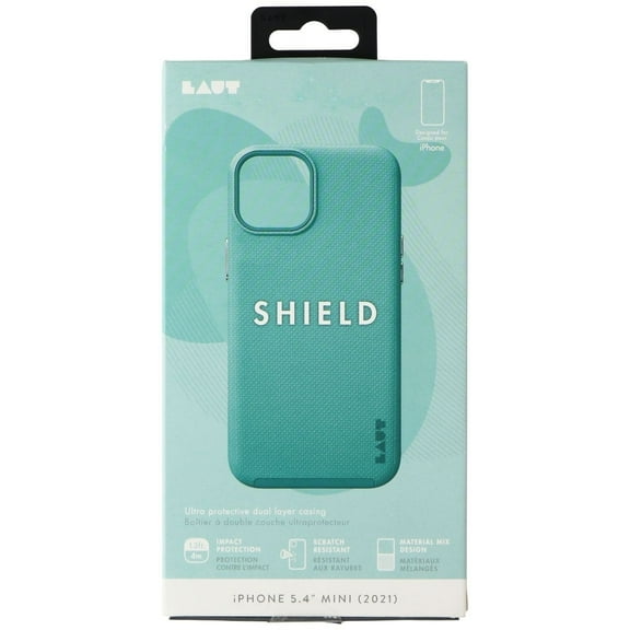 LAUT Shield Series Dual Layer Case for iPhone 13 mini - Mint