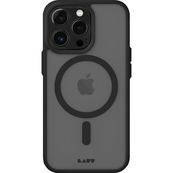 LAUT iPhone 14 and iPhone 14 Pro 6.1" Phone Case | 14 ft drop protection | IMPKT Cell Technology | Antimicrobial Casing | iPhone Color Matching | Compatible with Magsafe | Black