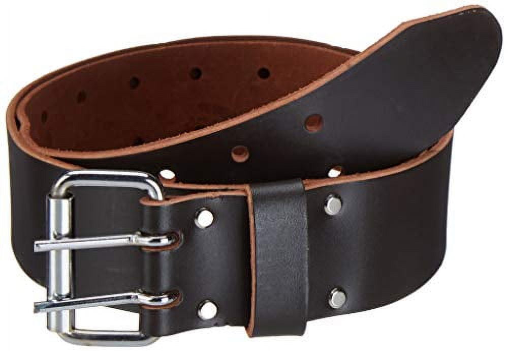 LAUTUS 2-Inch Work Belt in Heavy Top/Full Grain Leather, 30-Inch to 46-Inch - 100% Leather