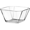 thumbnail image 1 of LAV 64.25 Ounce Glass Serving Bowl | Beautiful Geometric Squared Shape, Made from Thick, Durable Glass, Great for Salads, Dessert, Fruit, and More, Microwave and Dishwasher Safe, 1 of 1