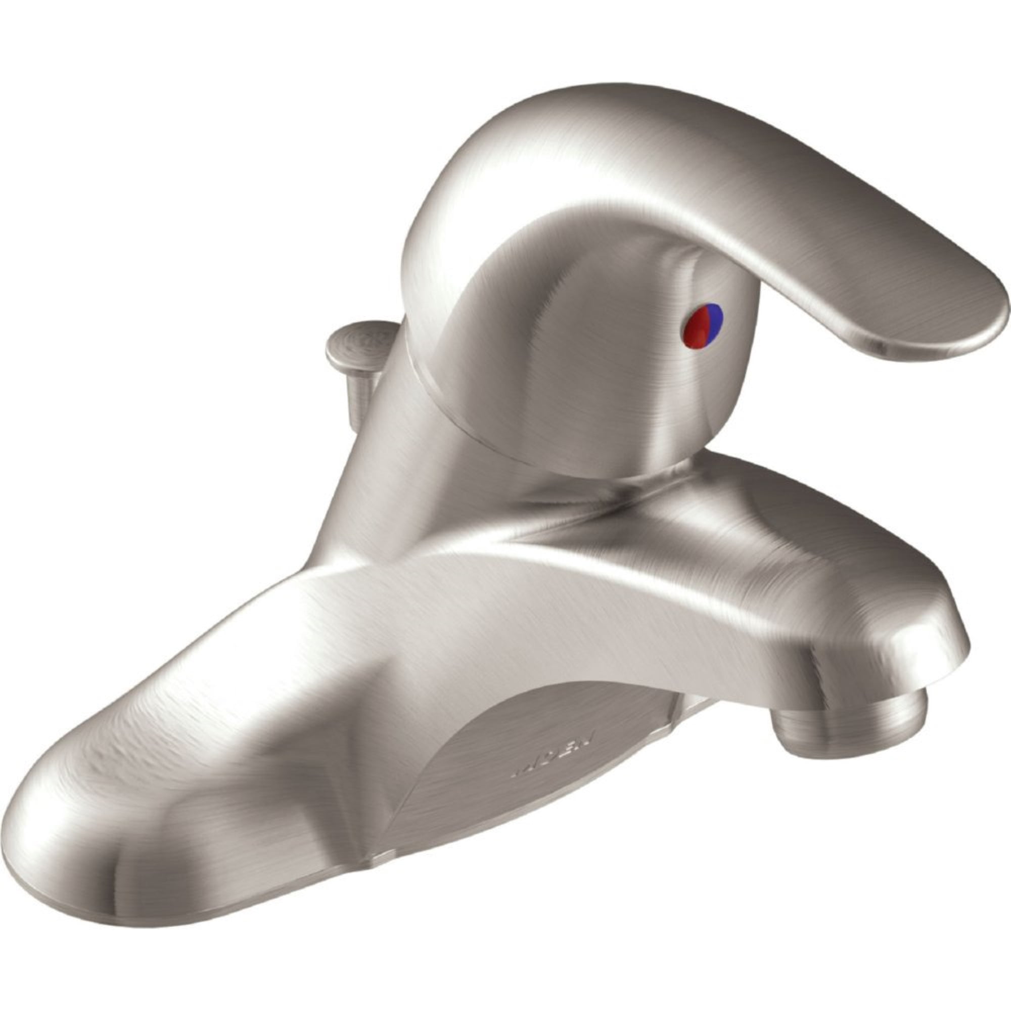 Adler Traditional Low Arc Brushed Nickel Bathroom Faucet