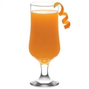 LAV Hurricane Glasses Set 6-Piece, Pina Colada Cocktail Glasses 13 Oz, Great Choice for Tropical Drinks & Beers & Juice, Lead-Free Clear Tulip Drinking Cups