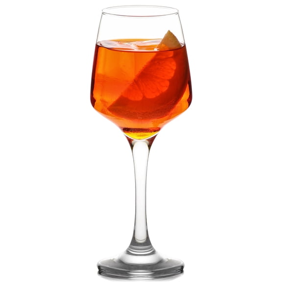 LAV Red Wine Glasses Set of 6 - Clear Wine Glasses with Stem 13.5 oz