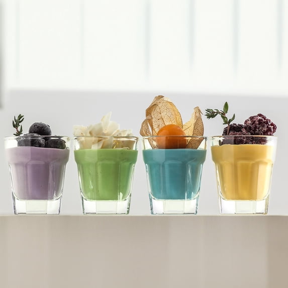 LAV Tequila Shot Glasses Set of 6 - Clear Shot Cups for Parties 1.5 oz
