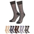 thumbnail image 1 of LAVA 10 Pairs Mens Silk Sheer Dress Socks Breathable Ultra Thin Nylon Socks Summer Dry Fit Work Business Socks Navy Blue, 1 of 8