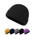 thumbnail image 1 of LAVA 2 Pcs Fishermen Beanie Hats for Women Men Winter Knitted Warm Skull Caps (Gray), 1 of 9