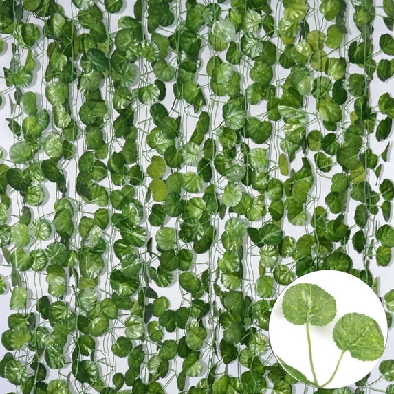 LAVA 24 Packs Artificial Ivy Vines Garland Fake Hanging Plants Aesthetics Greenery for Wall Door Room Decorations Wedding Party Home Decor