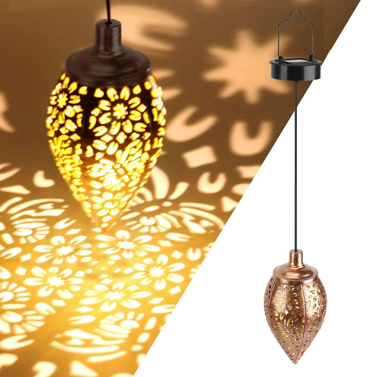 Moroccan style solar powered lights 2025