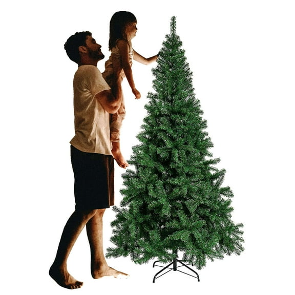 LAVA 5.9ft Charistmas Tree PVC Artificial Full Christmas Tree Stand for Indoor Tabletop Outdoor Decorations