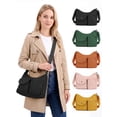 thumbnail image 1 of LAVA Crossbody Bag for Women Large Capacity Shoulder Bags Waterproof Lightweight Nylon Handbag (Black), 1 of 8