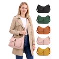 thumbnail image 1 of LAVA Crossbody Bag for Women Large Capacity Shoulder Bags Waterproof Lightweight Nylon Handbag (Pink), 1 of 8