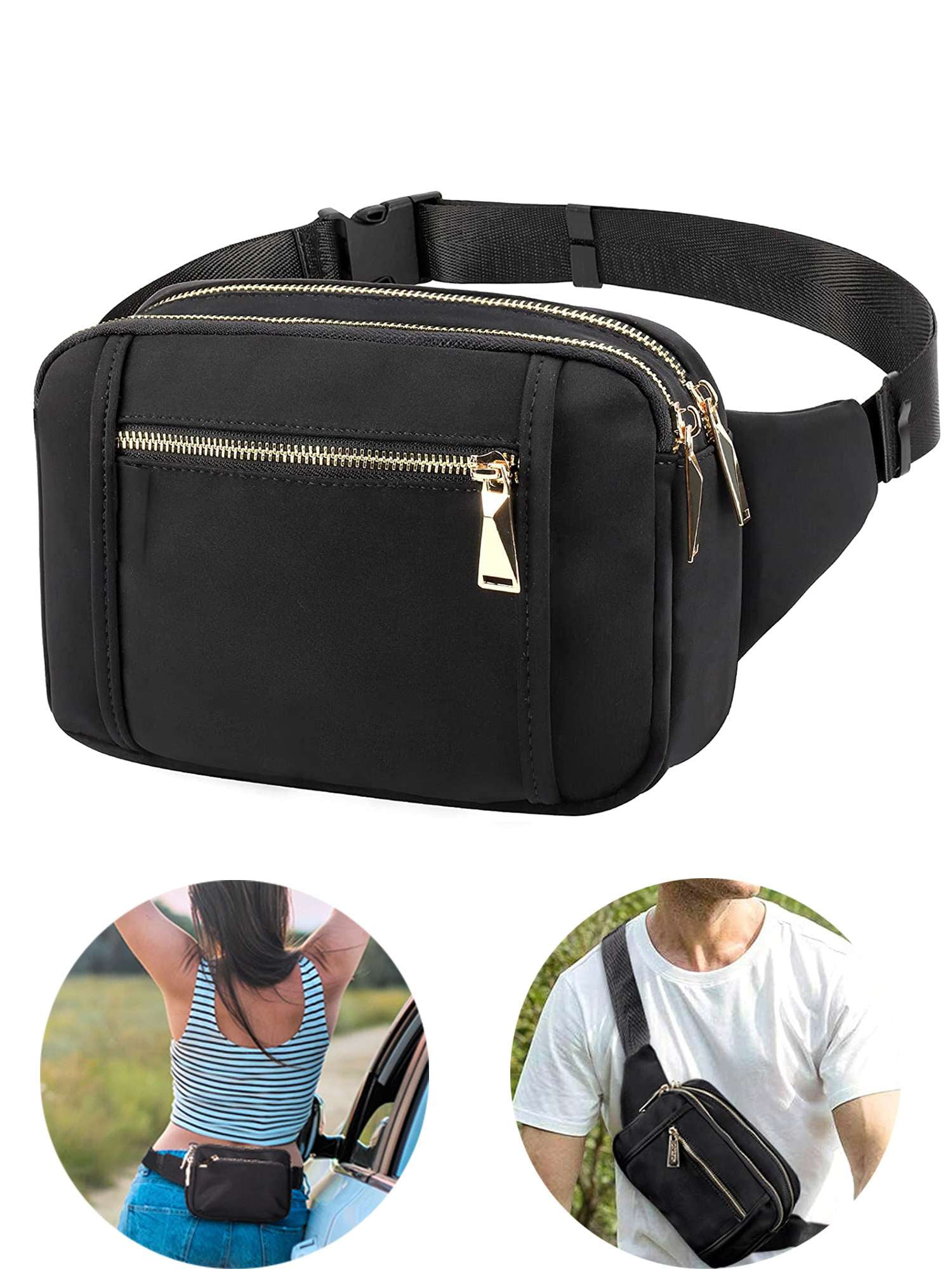 LAVA Fashion Fanny Packs for Women Men Crossbody Sling Waist Bags