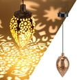 thumbnail image 1 of LAVA Hanging Solar Lights Moroccan Style Waterproof Garden Lights Outdoor Decorative Solar Lanterns for Camping Backyard Walkway Patio Yard Decor, 1 of 12