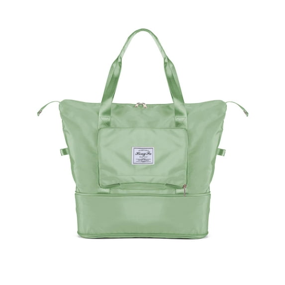 LAVA Large Travel Duffle Bag Waterproof Expandable Travel Bag Foldable Overnight Bags (Green)