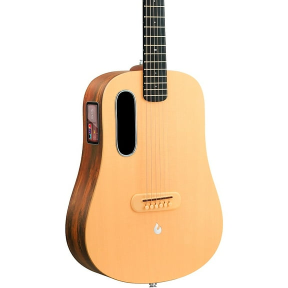 LAVA MUSIC 6 Strings Acoustic Guitar, Natural, 36"