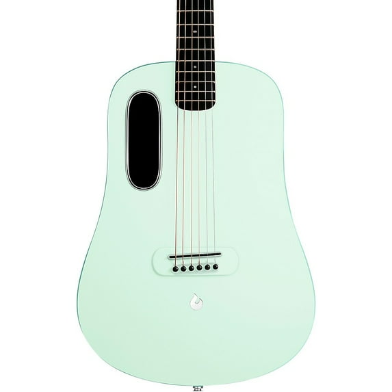 LAVA MUSIC BLUE LAVA Touch Acoustic-Electric Guitar With Airflow Bag Aqua Mint Green