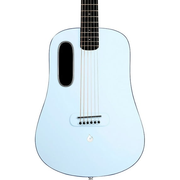 LAVA MUSIC Blue Lava Touch Acoustic-Electric Guitar With Airflow Bag Ice Ocean Blue