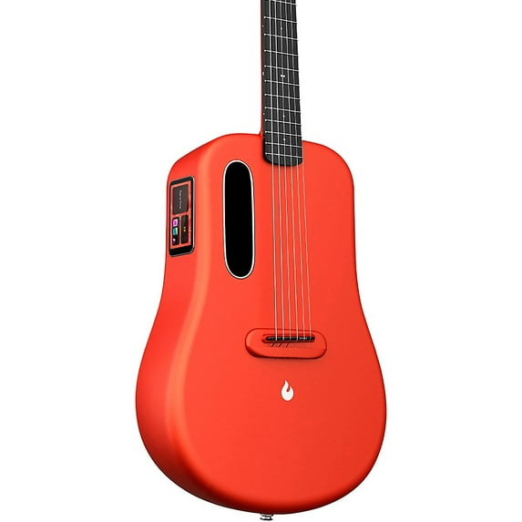 LAVA MUSIC LAVA ME 3 36" Acoustic-Electric Guitar With Space Bag Red