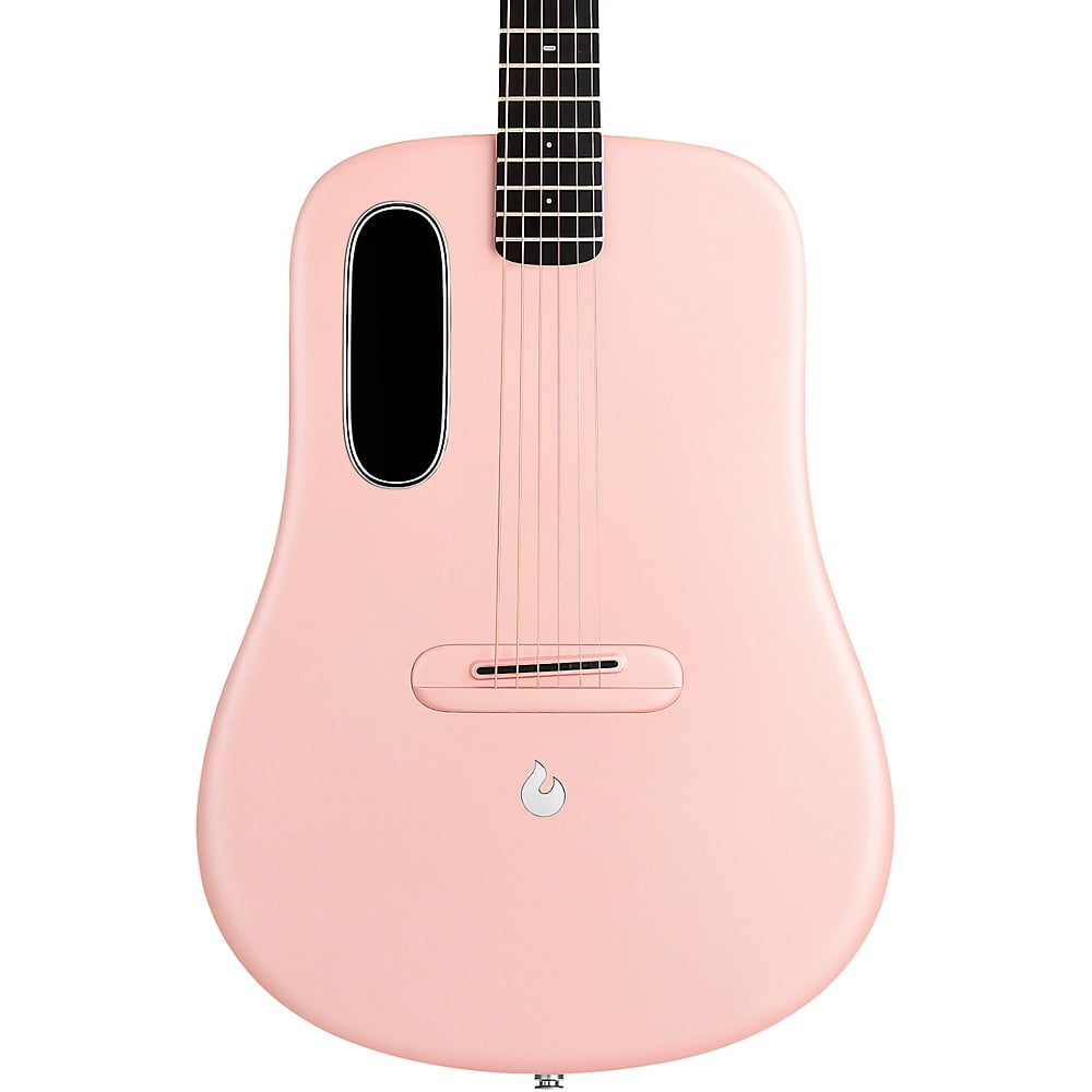 LAVA MUSIC LAVA ME 4 Carbon Fiber 38" Acoustic-Electric Guitar With Airflow Bag - Pink