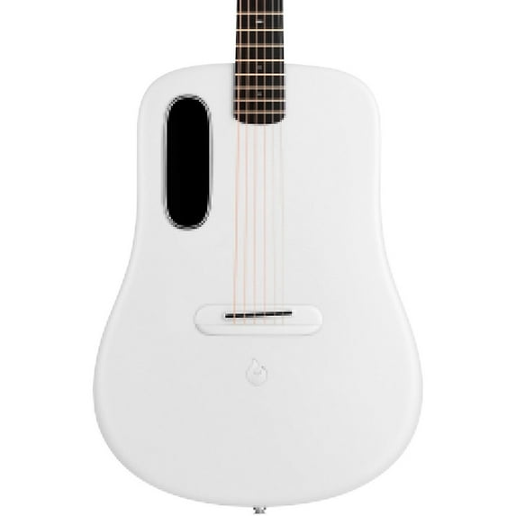 LAVA MUSIC LAVA ME 4 Carbon Fiber 38" Acoustic-Electric Guitar With Airflow Bag White