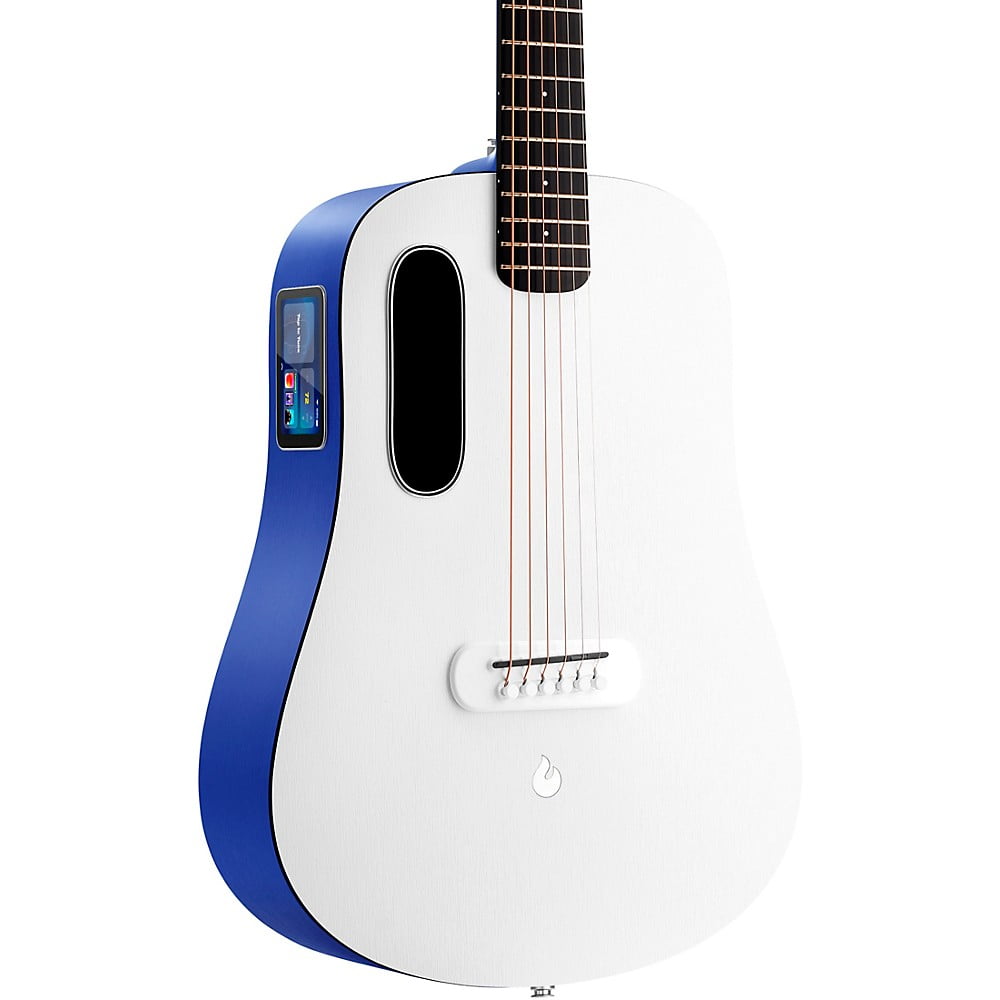 LAVA MUSIC ME PLAY 36 Acoustic-Electric Guitar With Lite Bag Deep Blue-Frost White
