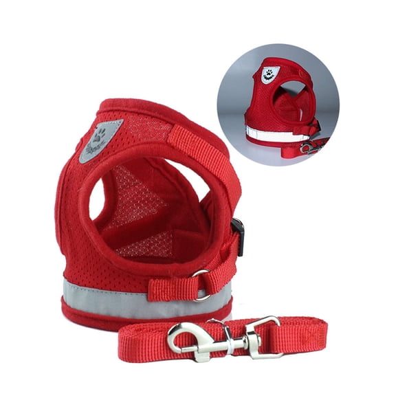 LAVA No Pull Dog Harness and Leash Set, No Choke Breathable Mesh Dog Vest Lightweight Adjustable for Small Medium Dogs - Easy to Put On and Take Off
