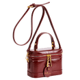 thumbnail image 1 of LAVA Small Box Crossbody Purse For Women, Designer PU Leather Mini Top Handle Tote Bag Shoulder Pouch, Satchel Flap Handbag for Ladies, 1 of 12